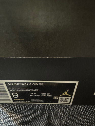 Zapatillas Nike Jordan, 9us,27 Cm (Usado)