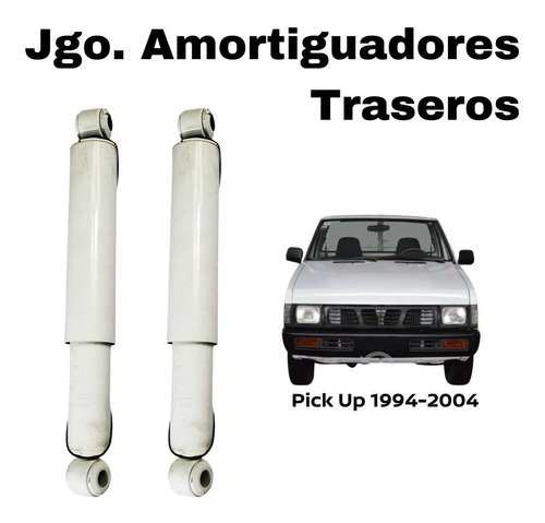 2 Amortiguadores Traseros Nissan Estaquitas 1996 Orig