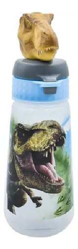 Botella Para Agua De Plástico Jurassic 473ml Cabeza