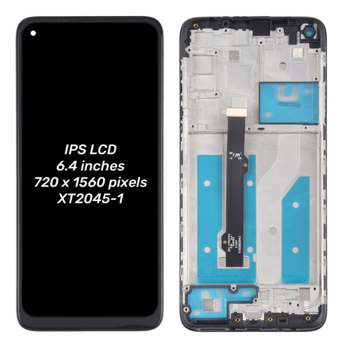 Tela Lcd Com Moldura Para Motorola Moto G8 Xt2045-1
