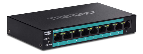Trendnet Conmutador Poe+ Largo Alcance Ethernet Rapido No 9