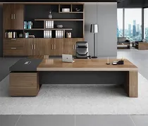 Comprar Escritorio + Biblioteca Gerencial Combo Oferta Ote Muebles