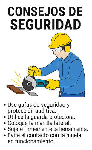 Esmeril Angular Inalámbrico Galletero Maletín Y 2 Baterías