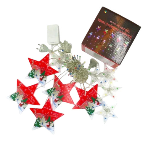 Luces Led Decorativas Navideñas Estrellas Colores Calidos !!