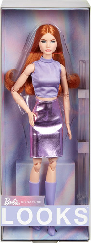 Boneca Barbie, Colecionável Nº 20 Com Cabelo Ruivo E Moda Y2