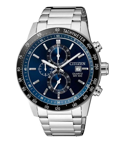 Reloj Citizen An360059l Hombre Fechador Taquímetro Crono