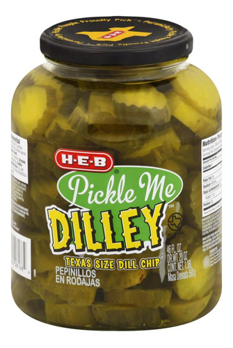 Heb Pickle Me Dilley Pepinillos En Rodajas 1.36lt Importado