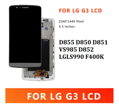 Pantalla Lcd Original+marco Para LG G3 D855 D850 D851