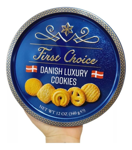 Galletas Navideñas Danesas First Choice Danish Cookies X 12u