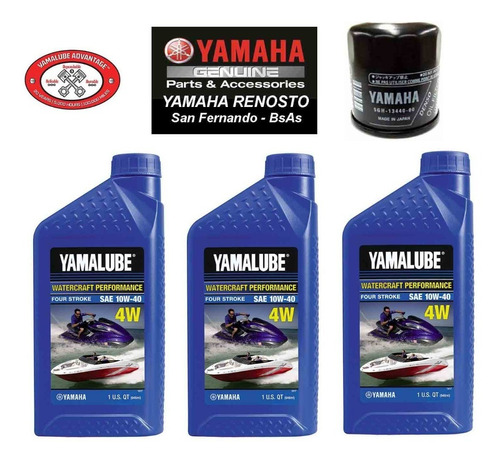 Kit De Servicio Original Yamalube Para Motos De Agua Yamaha Vx 1100