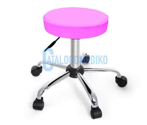 Banco Giratorio Pistón Neumático Asiento Tapizado