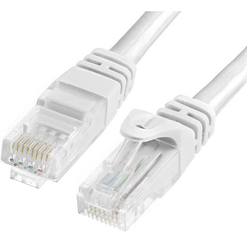 Cable De Red Cat 6 500mhz Utp Ethernet Lan 75 Ft Blanc...