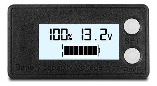 Aa Alarma De Temperatura Lcd Voltímetro Digital Dos