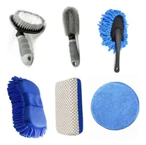Comprar Kit 6 Escova Esponja P\u002Flavar Limpar Pneu Rodas Carro Moto