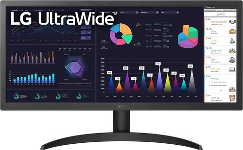 Imagen 1 de 8 de Monitor LG Ultrawide Fhd De 26 26wq500-b.awh