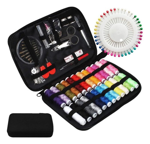 Kit De Costura Portátil Adultos 130 Pcs Accesorios De ...