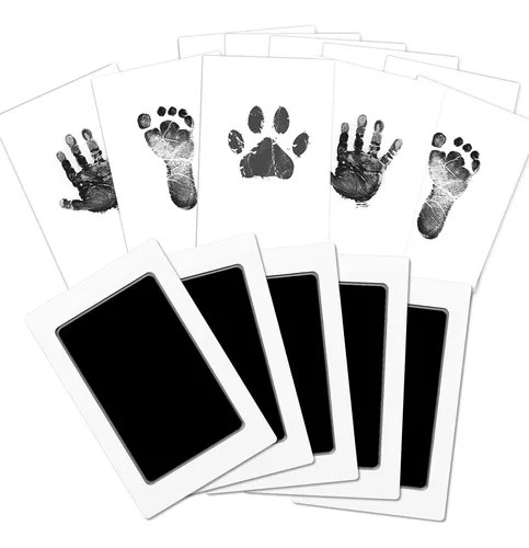 Kit de huellas y manos de bebé sin tinta, almohadilla de tinta para manos y  huellas de bebé, kit de impresión de huellas de perro, kit de impresión de