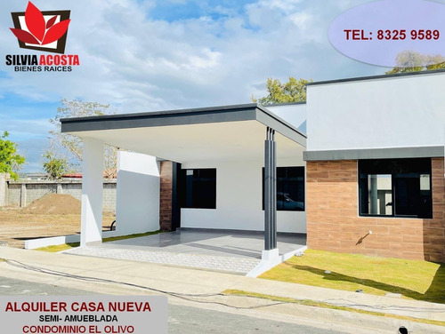 Imagen 1 de 14 de Alquiler Casa Nueva  Cartago- Condominio El Olivo