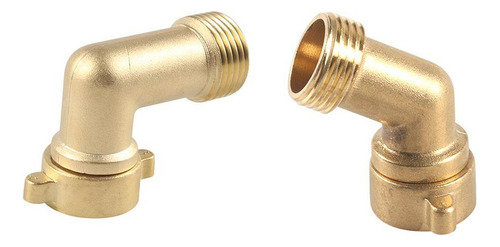 2 Uds Conector Acodado De Manguera De Jardín 45 Y