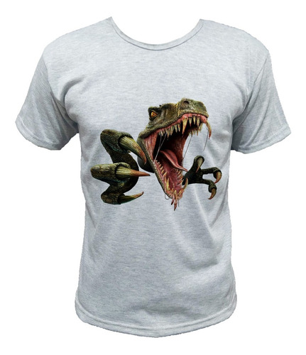 Remera Sublimada Chicos Dinosaurio Feroz