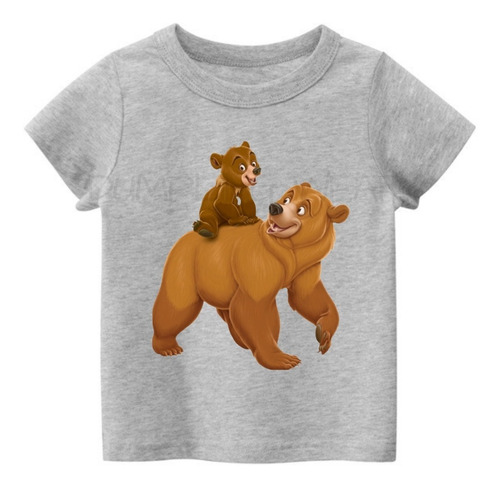 Remera Tierra De Osos Nene Nena Infantil Algodón Premium