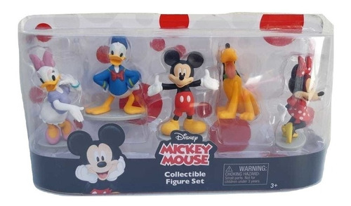 Disney Set De Figuras Mickey Mouse Y Minnie 100% Original 