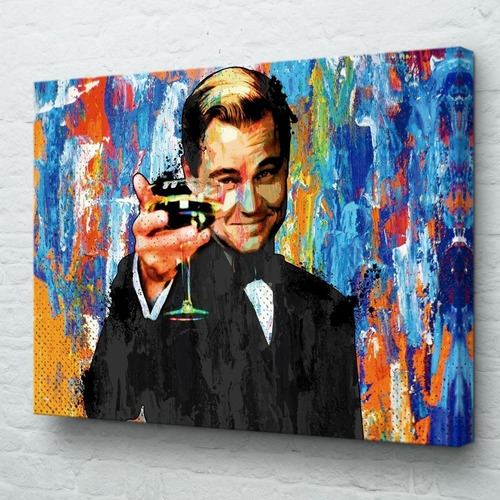 Canvas | Mega Cuadro Decorativo | Gatsby Di Caprio | 140x90