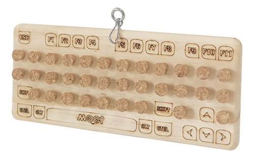 (4 #mold) Juguete Para Picar Bloques, Corcho, Perchas De Pie
