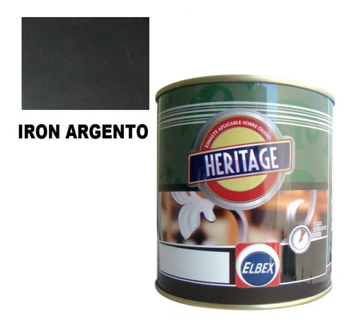 0.8l Esmalte Iron Grafito Convertidor D Oxido Heritage Elbex