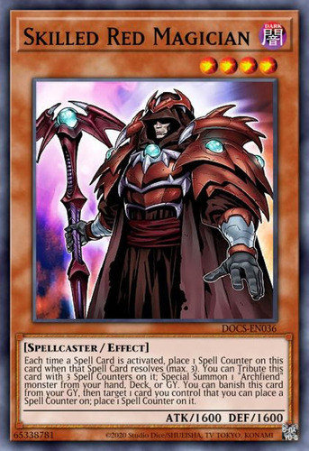 Skilled Red Magician - Common     Sbcb
