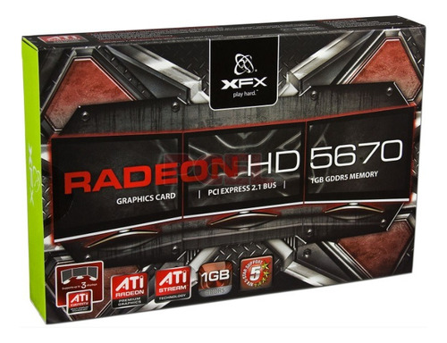 Tarjeta Gráfica Xfx Radeon Hd 5670 1gb Ddr3