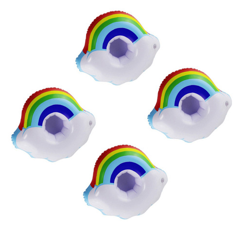 Soporte Inflable Para Flotadores, 4 Unidades, Portavasos Y N