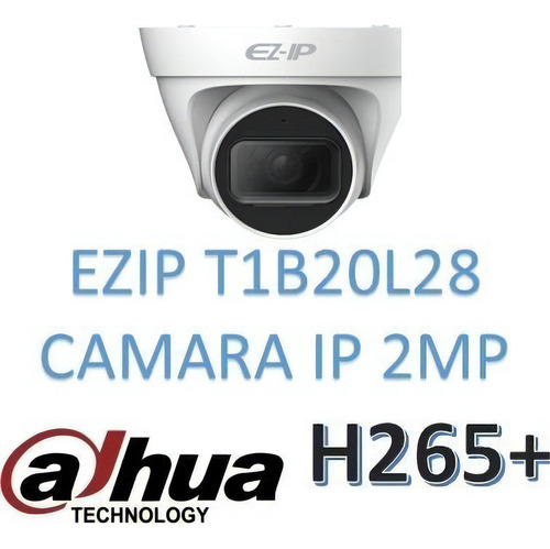 Cámara de seguridad  Dahua T1B20L28 Ezip con resolución Full HD 1080p