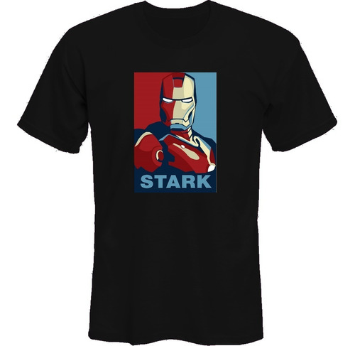 Remeras Iron Man Avengers Obey Stark *mr Korneforos*