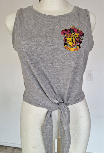 Playera Gris Sin Mangas, Harry Potter Talla-s (6) Py135 (Usado)
