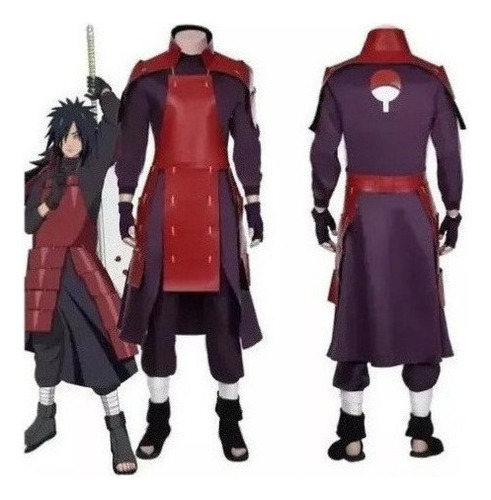 Naruto Uchiha Madara Disfraz De Cosplay Para Hombre Traje1