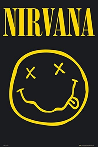Buyartforless Nirvana - Cara Sonriente 36 X 24 Póster De Mús