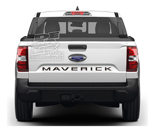 Calco Ford Maverick Letras Palabra Porton