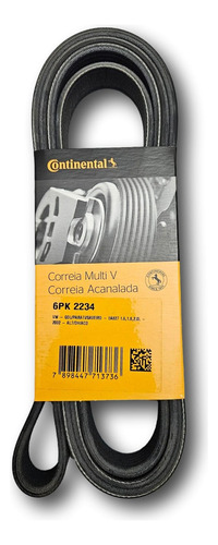 Correa Poly V Vw Gol Gol Country Saveiro 1.6 05/12 6pk2234