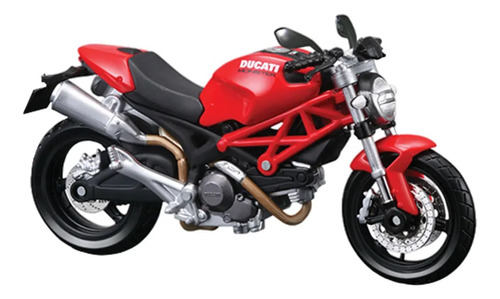 Moto Maisto Fresh Metal Ducati Roja Y Plateado 1/18 Febo