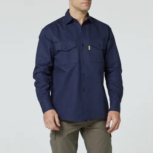 Camisa De Trabajo Pampero Grafa Manga Larga Talle 36 Al 60