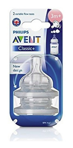 Philips Avent Classic+ 2 Tetinas Mamilas Flujo Variable