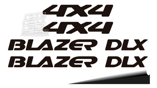 Calcos Chevrolet Blazer Dlx 4x4 Kit