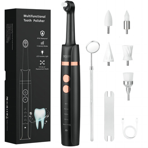 Tooth Polisher - Siquer Plaque Remover For Teeth Whitening D