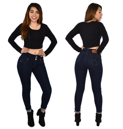 Pantalones Colmbianos Jeans Dama Pantalon De Mezclilla Mujer Strech Varias Tallas Calidad Levanta Pompa Push Up -28