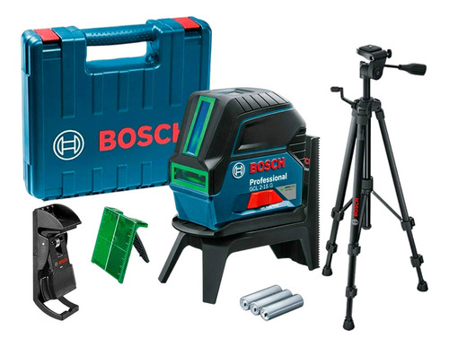 Nivelador Láser Bosch Gcl 2-15 G Verde+ Trípode Bosch Bt 150