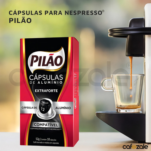 Cápsulas Para Nespresso®, Café Pilão, Extra Forte