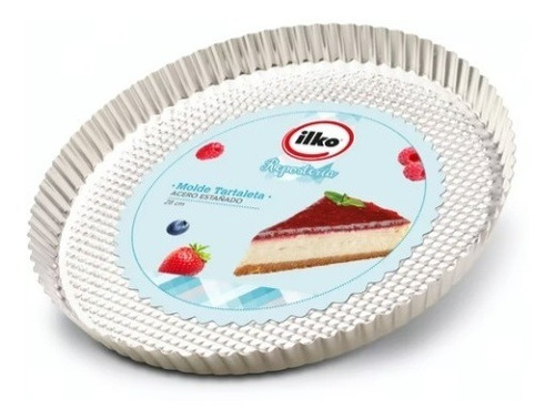 Molde Tartaleta Ilko 28x2.5 Cm Acero Estañado/s.o.s.cocina