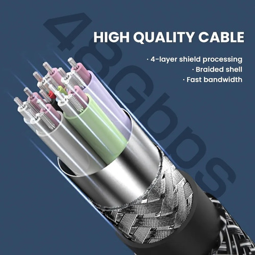 Cable Hdmi 2.1 Video 8k 60hz 4k 120hz Ps5 Ps4 Xbox 2 Metros