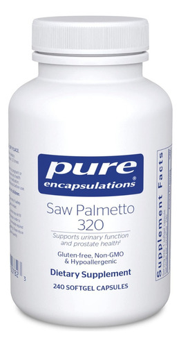 Saw Palmetto 320 Pure Encapsulations 240 Softgel